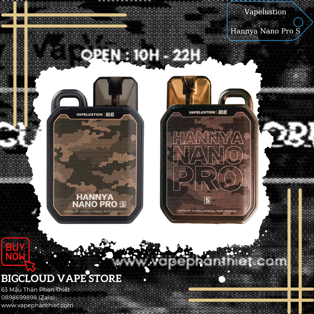 Hannya Nano Pro S Pod Kit by Vaplustion