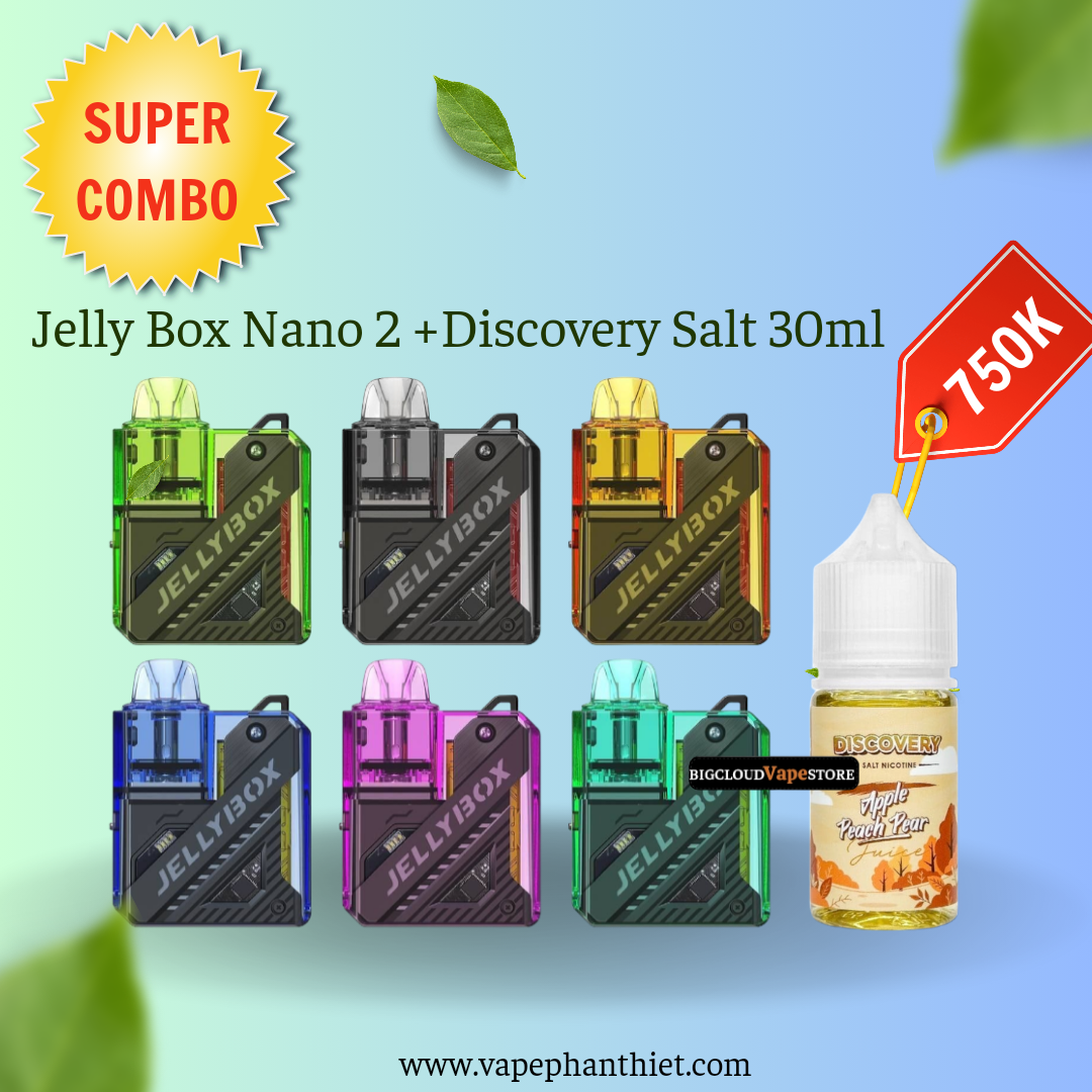 Combo Jelly Box Nano 2 + Discovery Salt 30ml