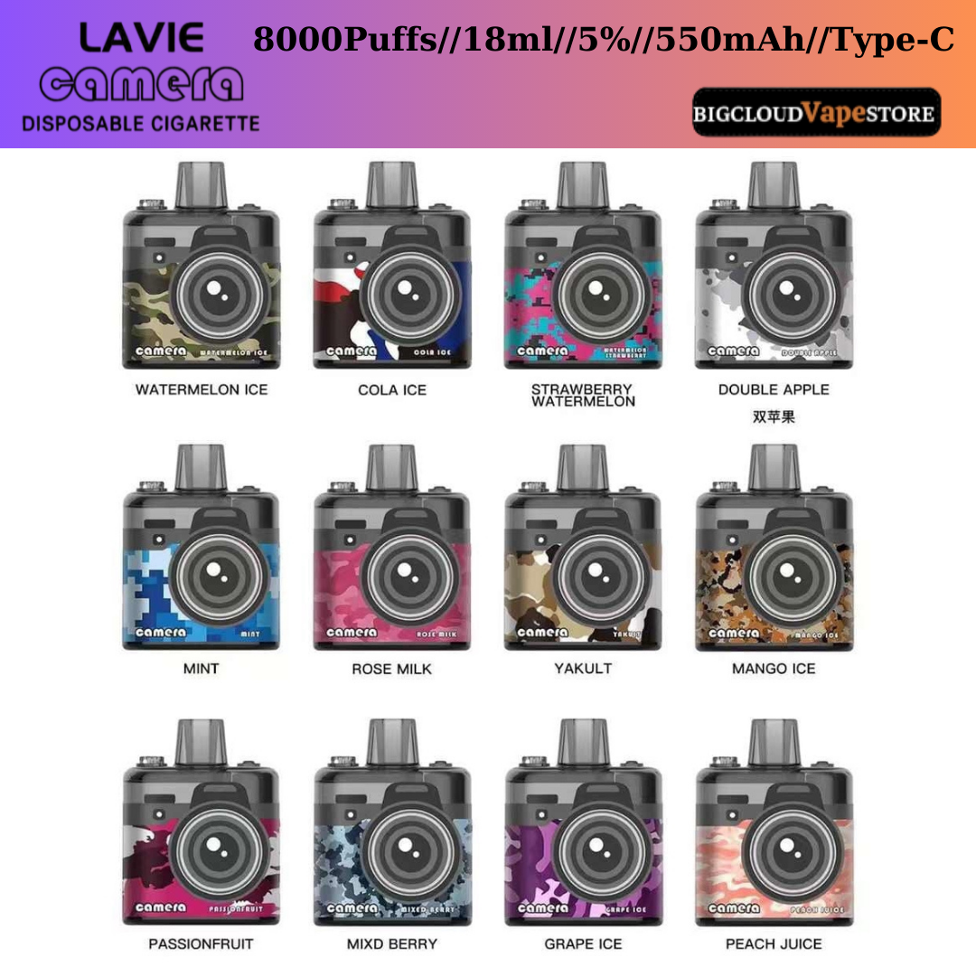 DISPOD  LAVIE CAMERA 8000PUFFS 