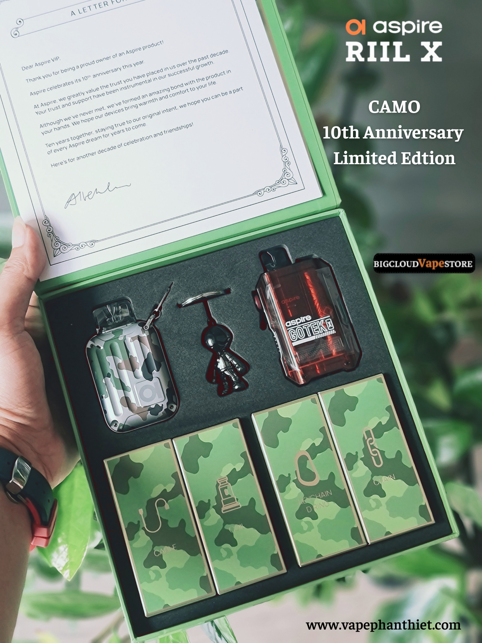 Aspire Riil X Camo 10th Anniversary Limited Edtion Pod Kit