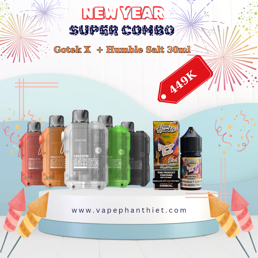 Combo Gotek S  + Humble Salt 30ml