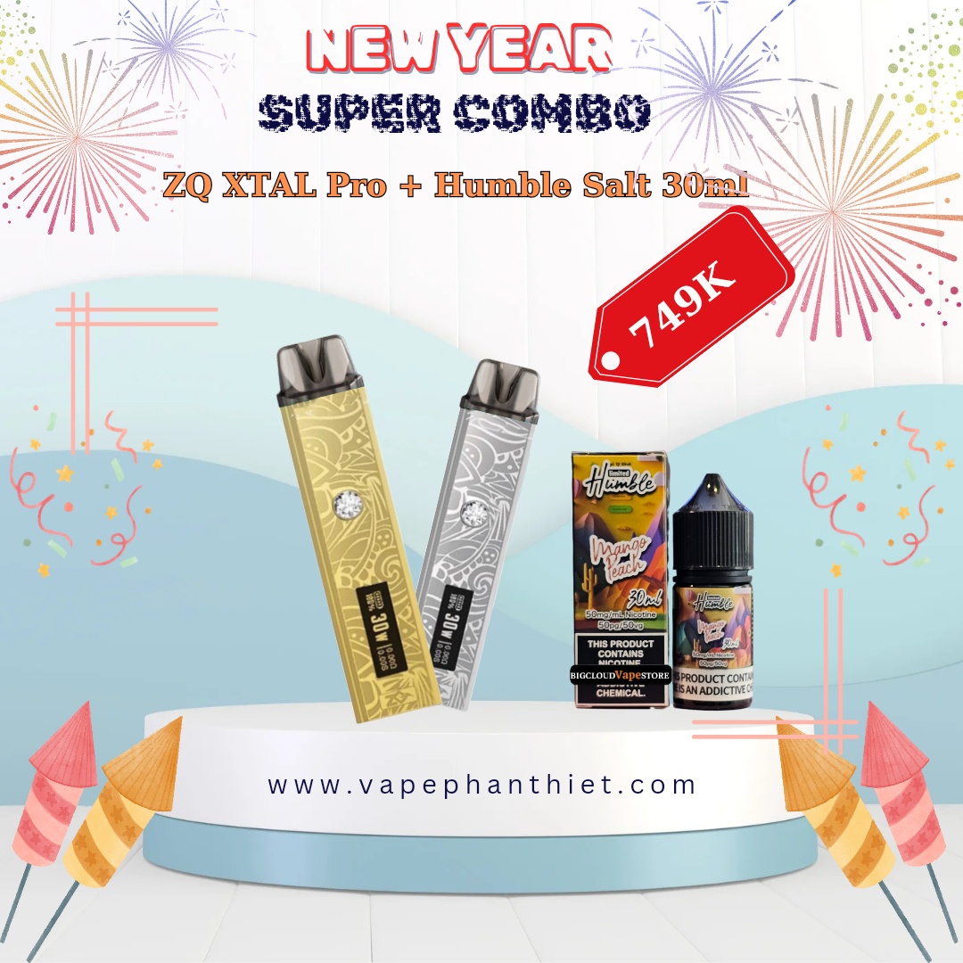 Combo ZQ XTAL Pro  + Humble Salt 30ml