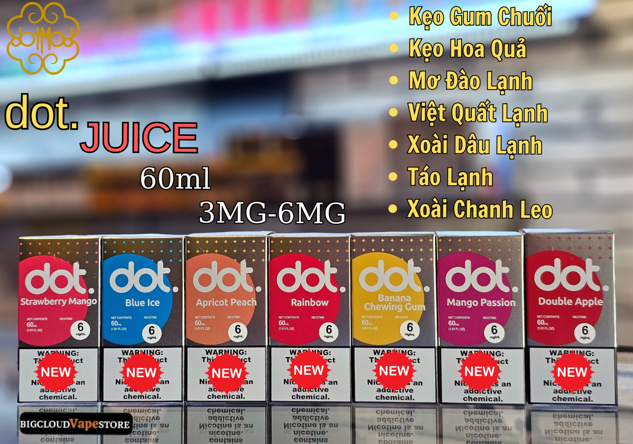 Dot.Juice 60ml 3MG-6MG